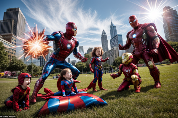 Why do children admire superheroes?